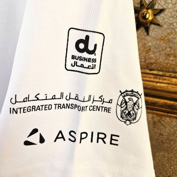 ABU DHABI AUTONOMOUS Car RACING LEAGUE US Team Polo Shirt Mens Large L Sports - Picture 3 of 9